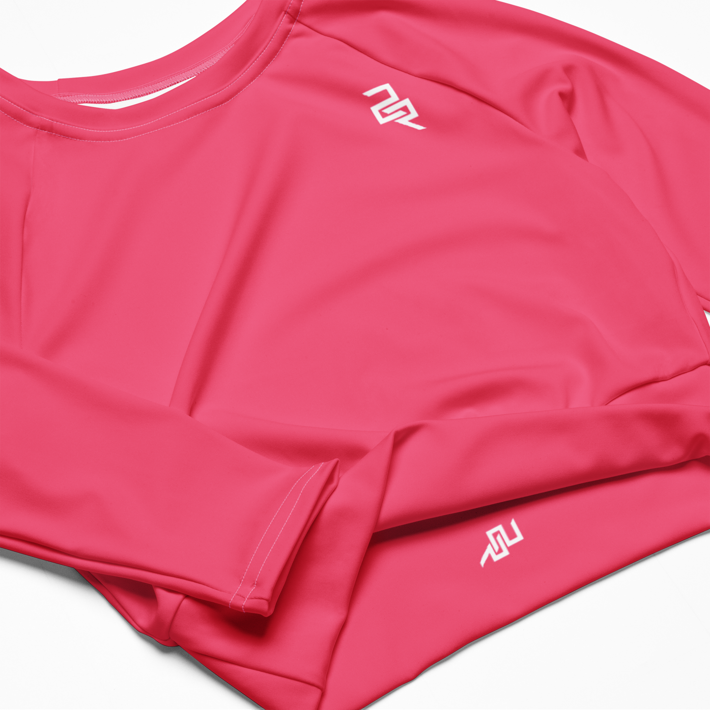 Women's Long Sleeve Cropped Logo