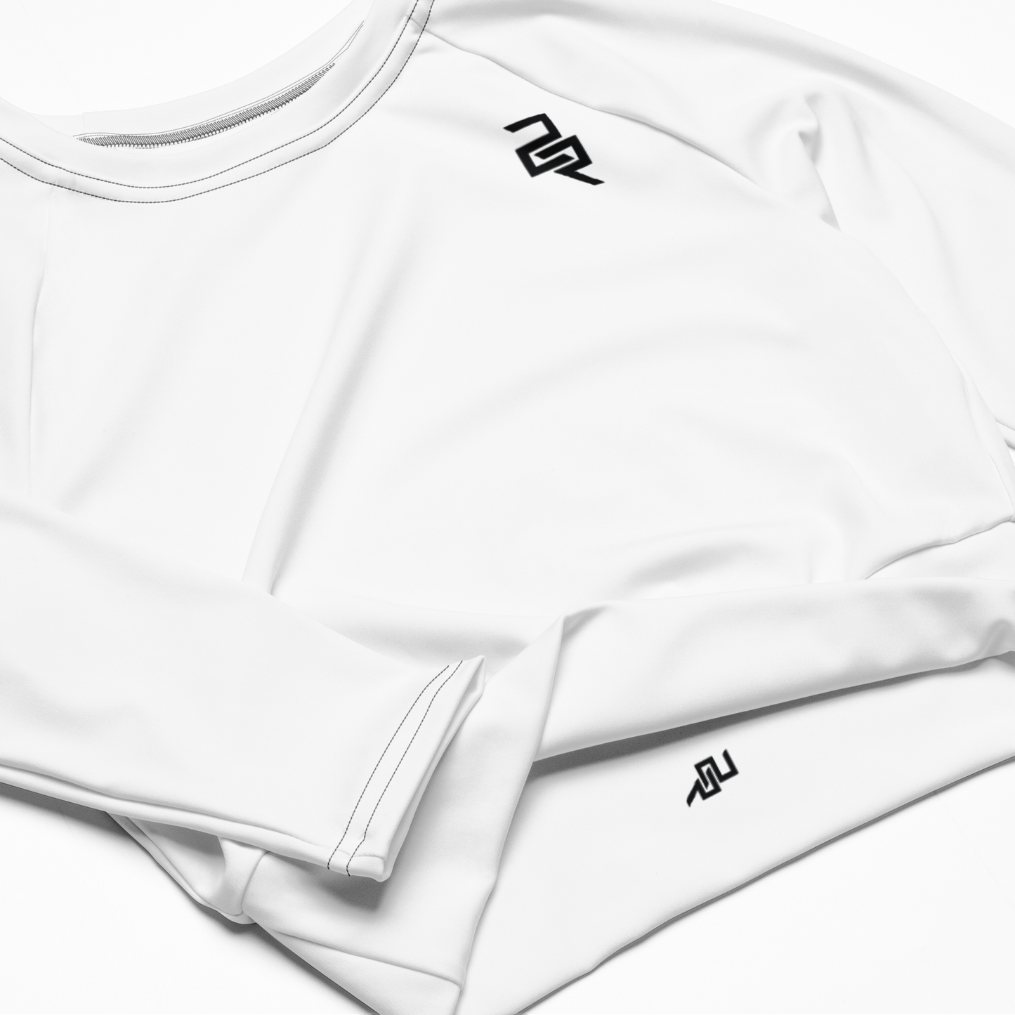 Women's Long Sleeve Cropped Logo