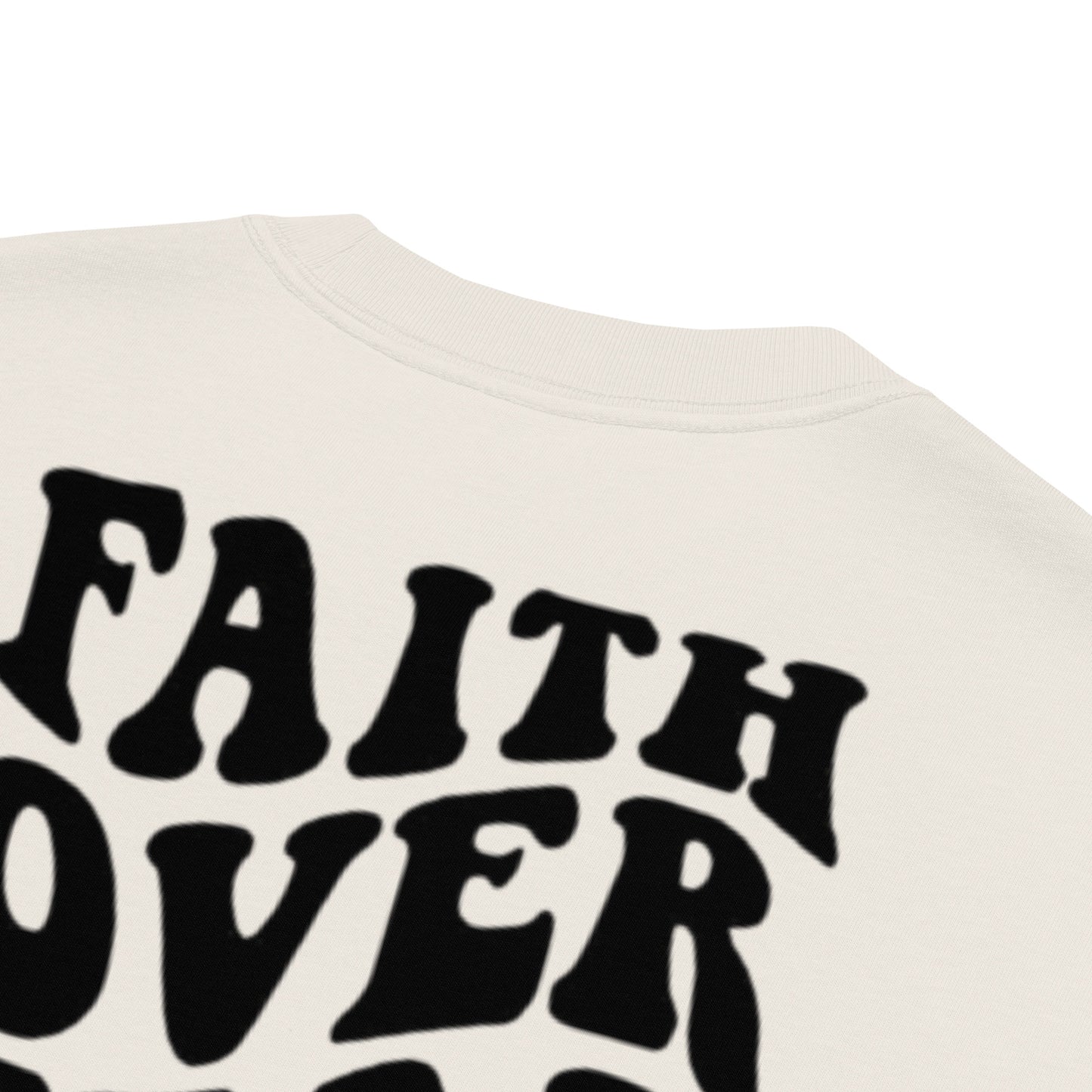 Oversized Faith Over Fear