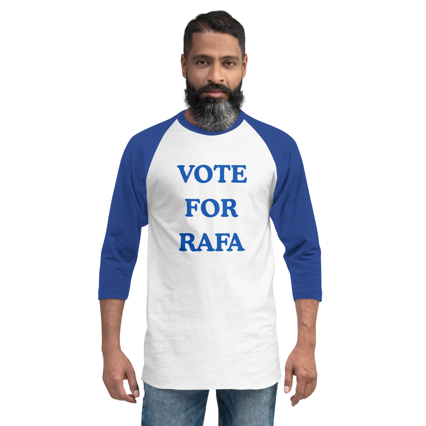 Vote For Rafa sleeve raglan shirt Blue Edition