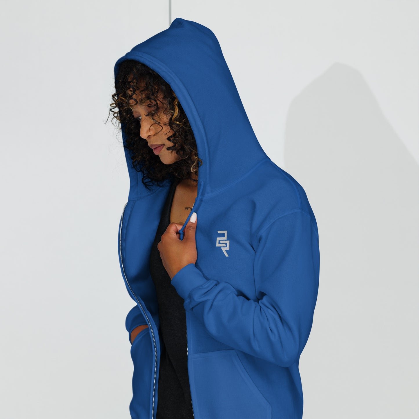 Logo Zip Hoodie
