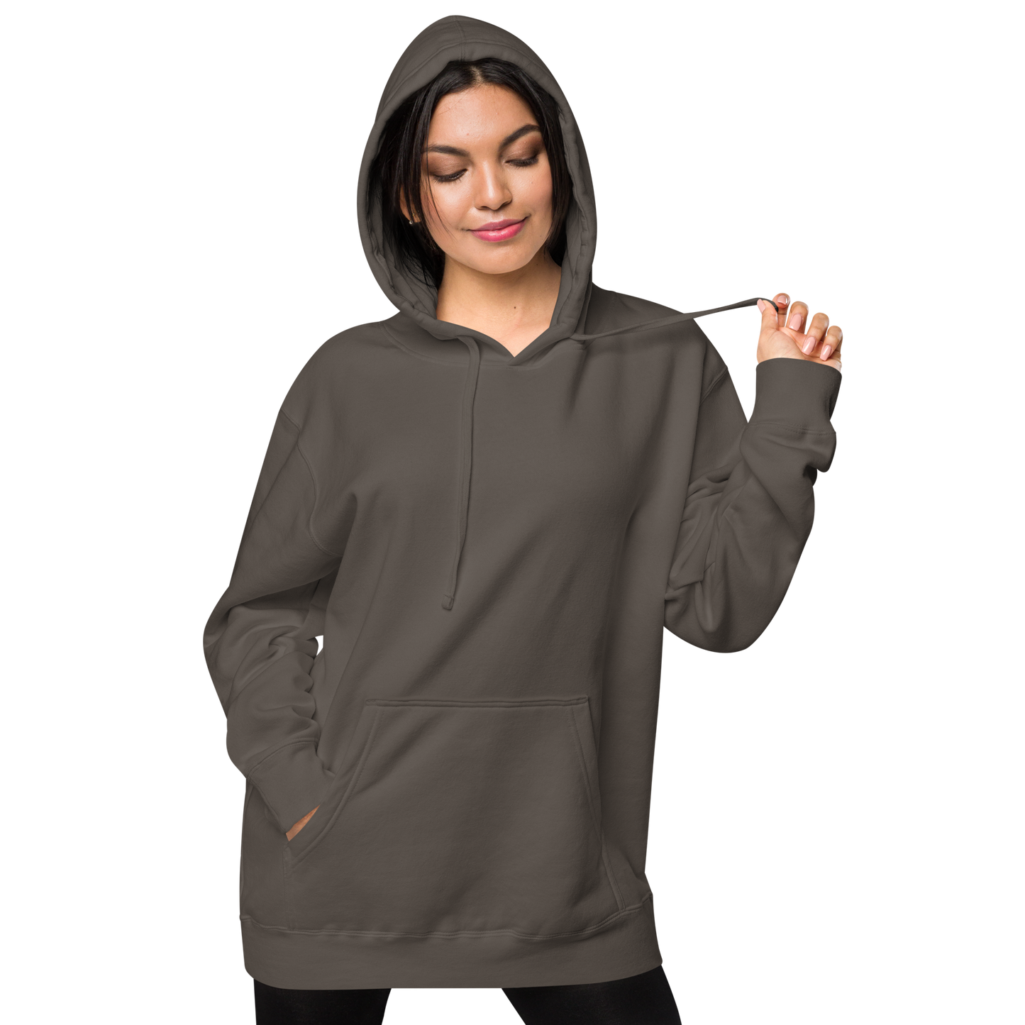 Embroidery Logo pigment-dyed hoodie
