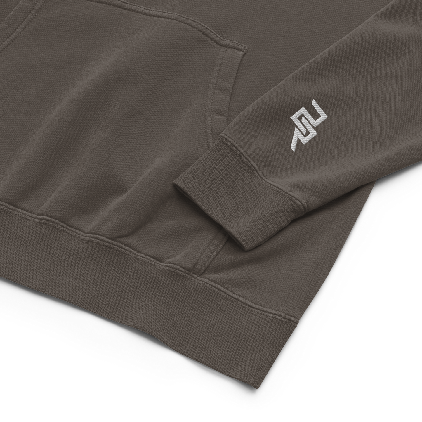 Embroidery Logo pigment-dyed hoodie
