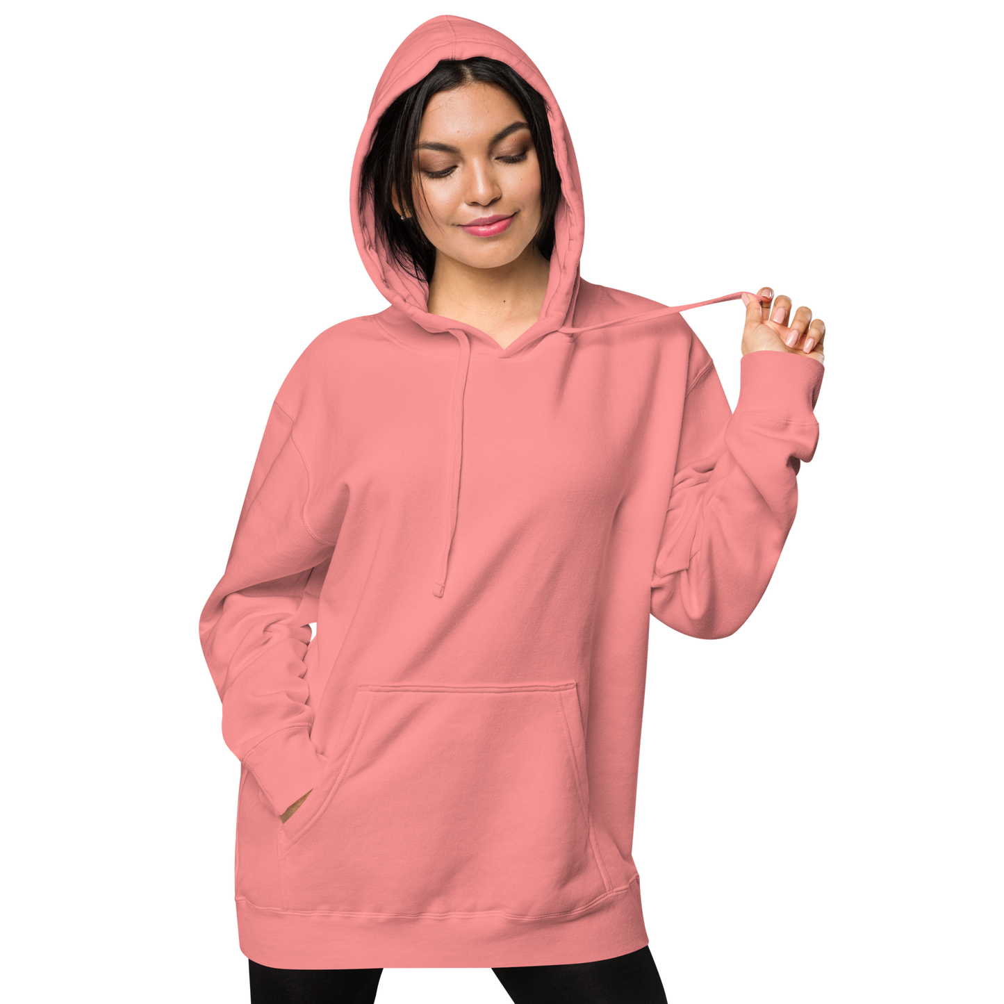 Embroidery Logo pigment-dyed hoodie