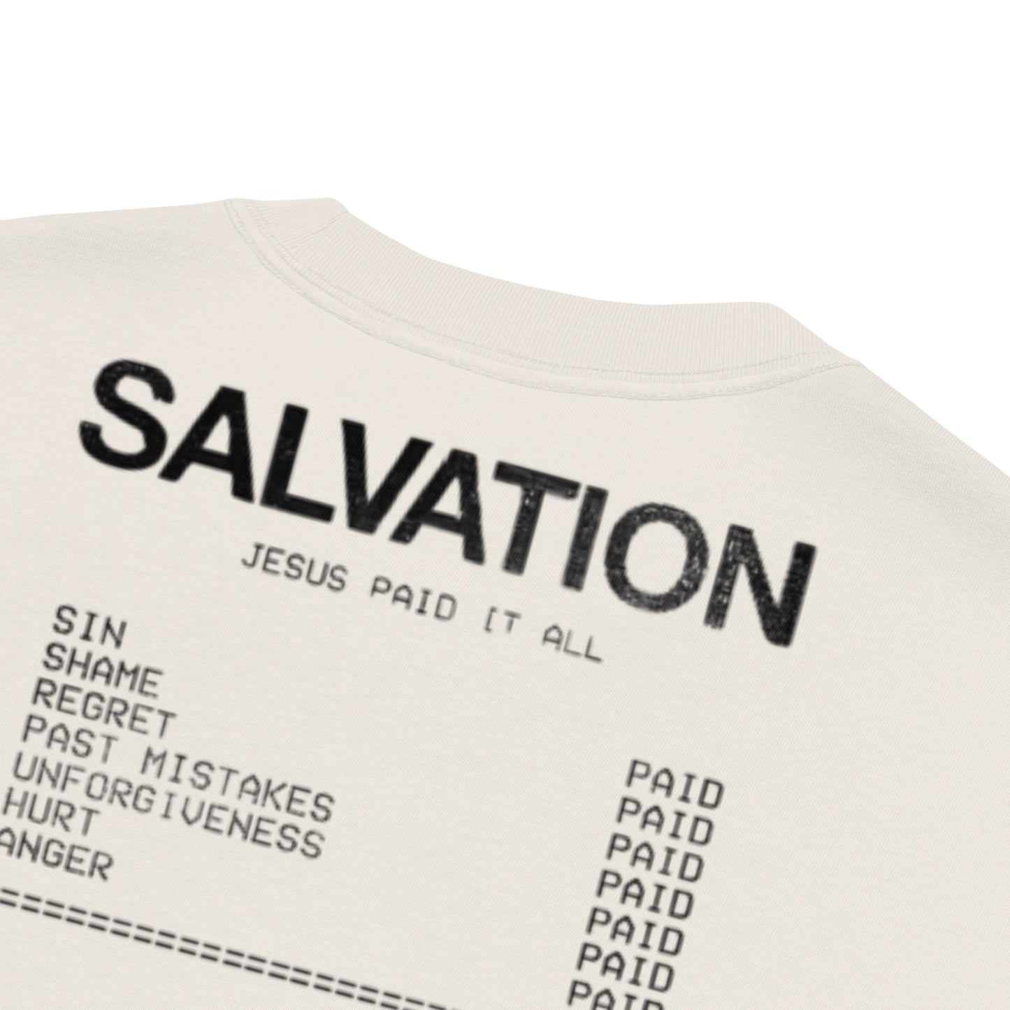 Oversized Salvation