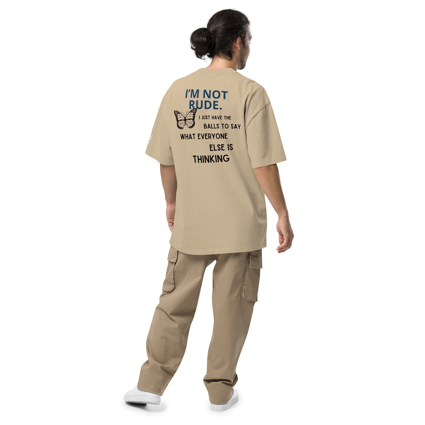 I'm Not Rude Oversized T-shirt