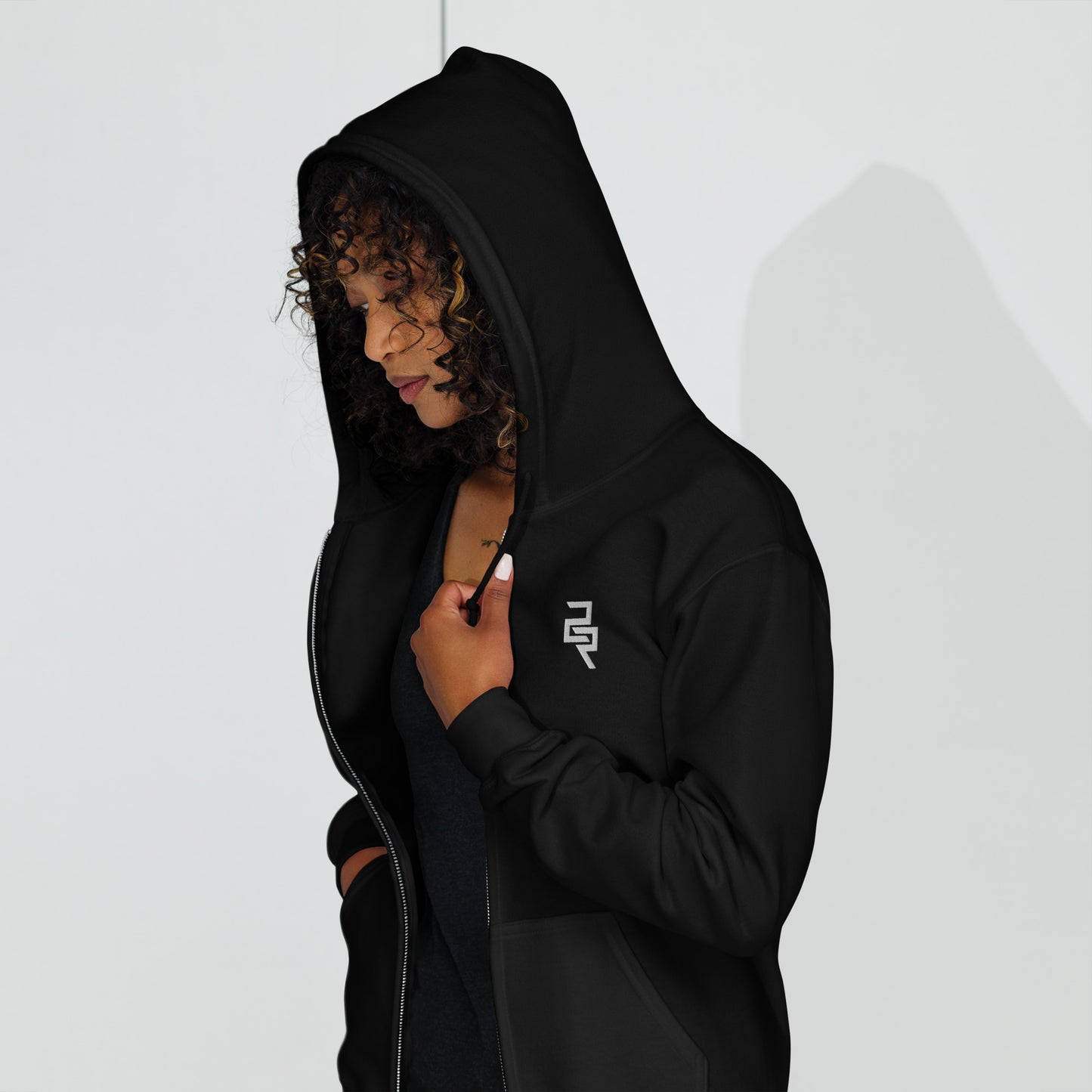 Logo Zip Hoodie