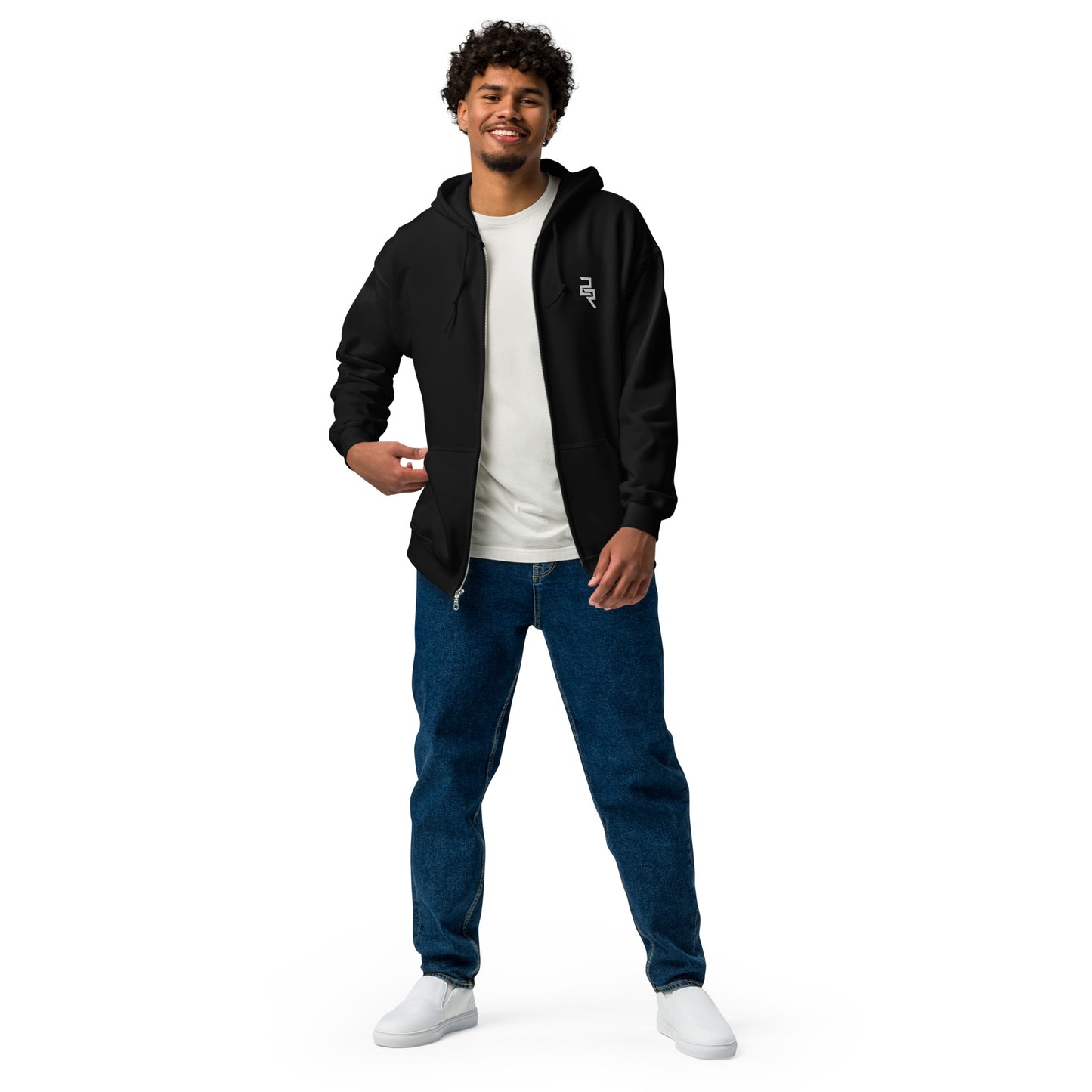 Logo Zip Hoodie