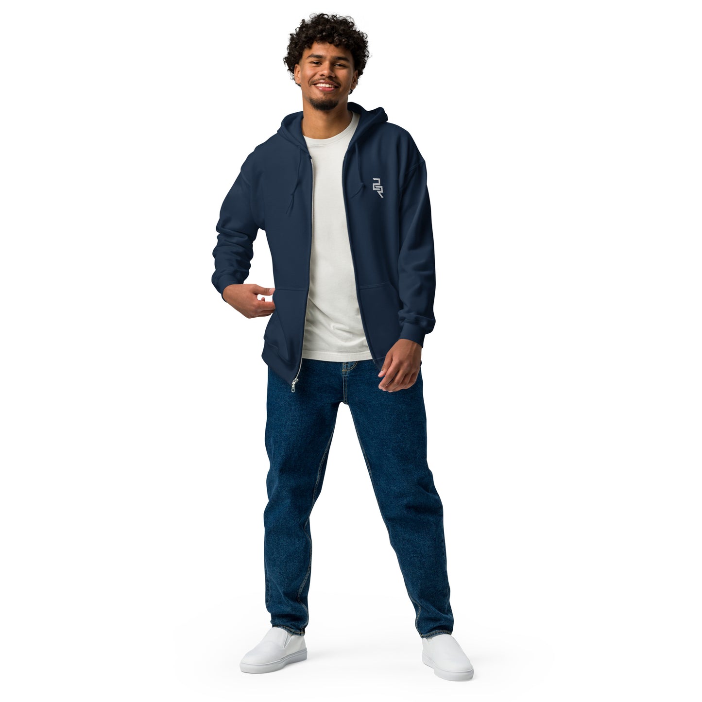 Logo Zip Hoodie