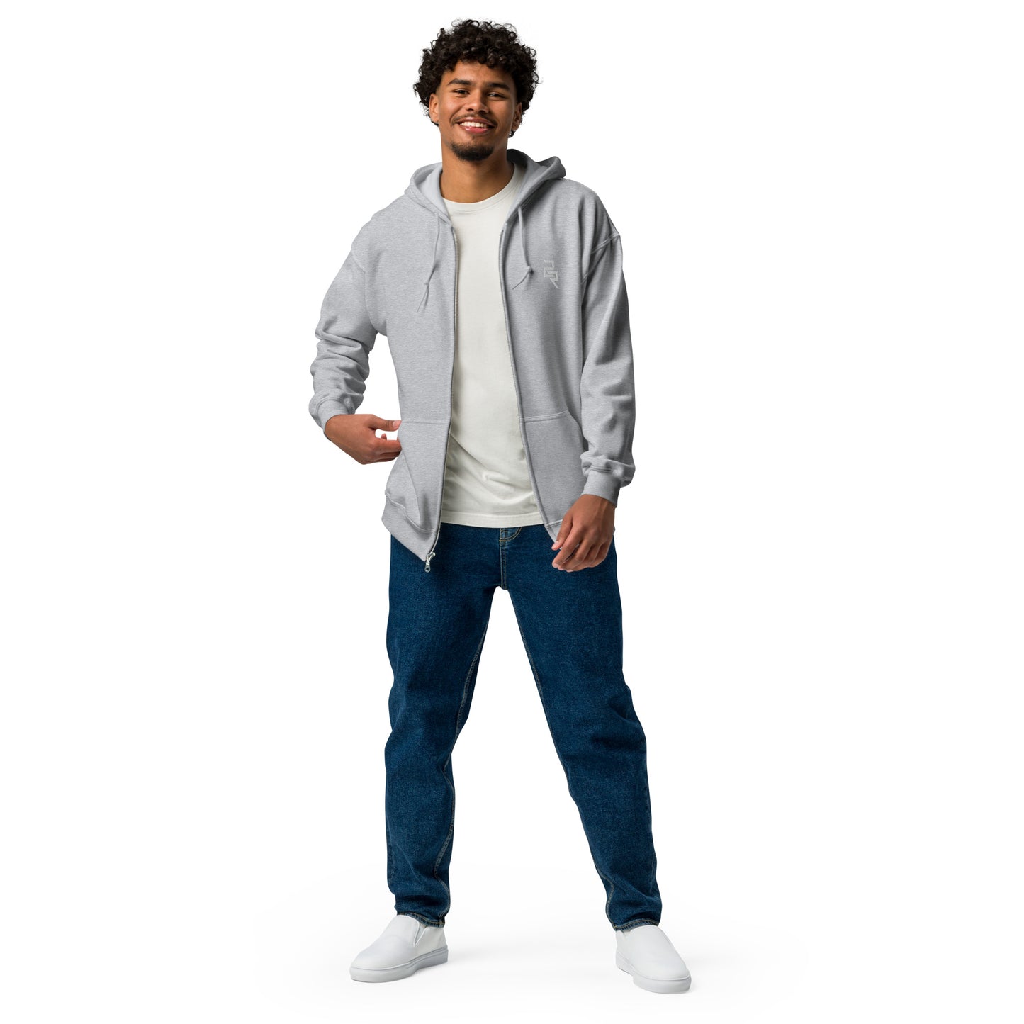 Logo Zip Hoodie