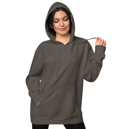 Embroidery Logo pigment-dyed hoodie