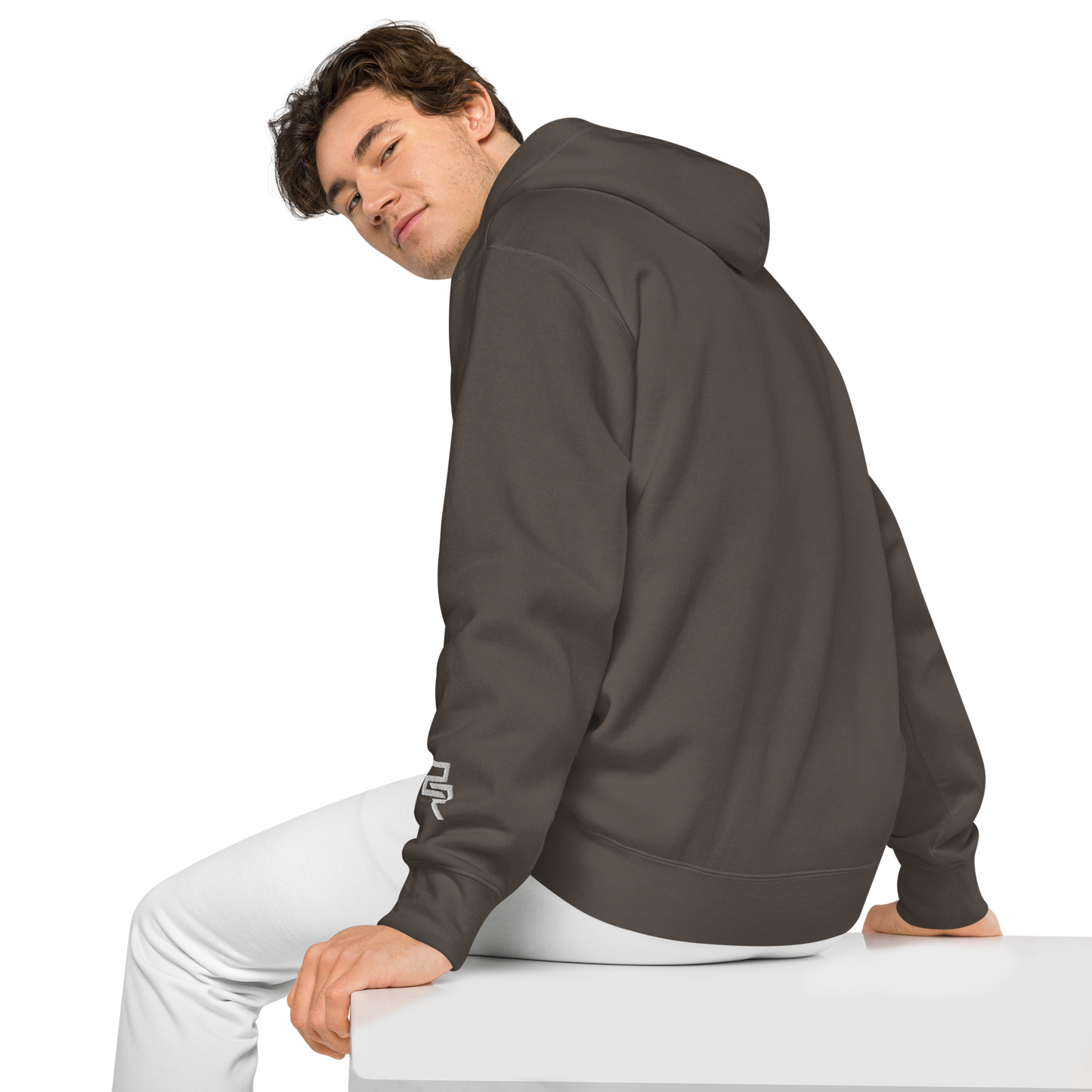 Embroidery Logo pigment-dyed hoodie