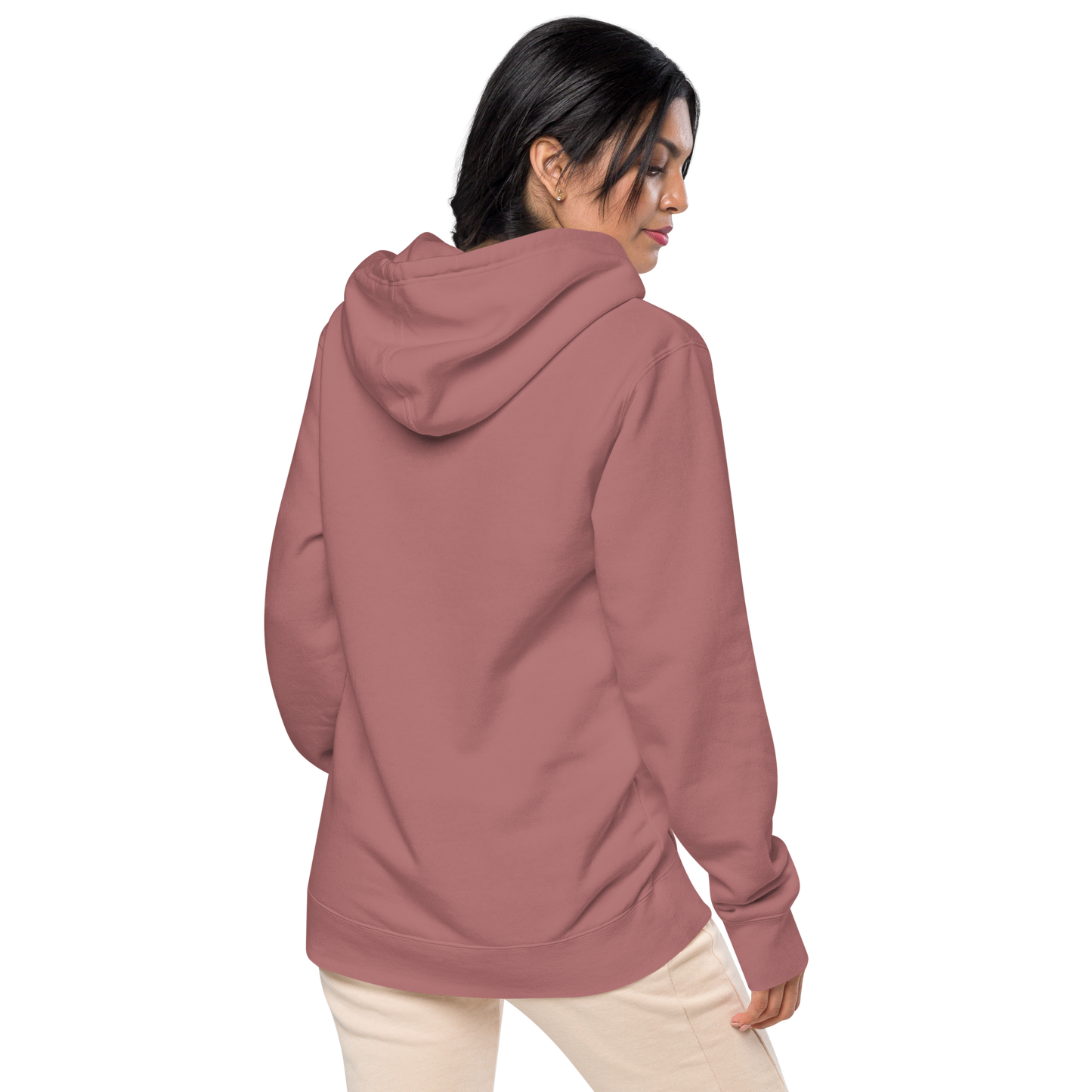 Embroidery Logo pigment-dyed hoodie