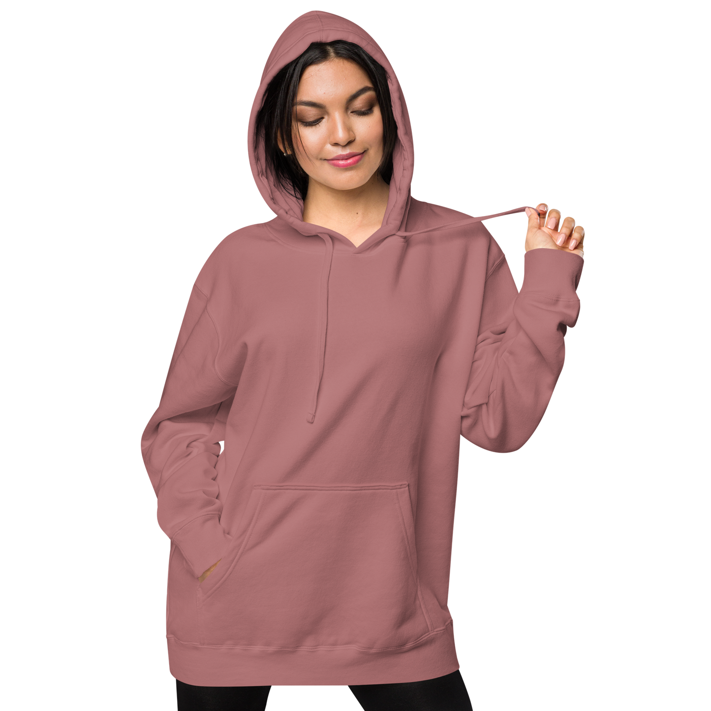 Embroidery Logo pigment-dyed hoodie