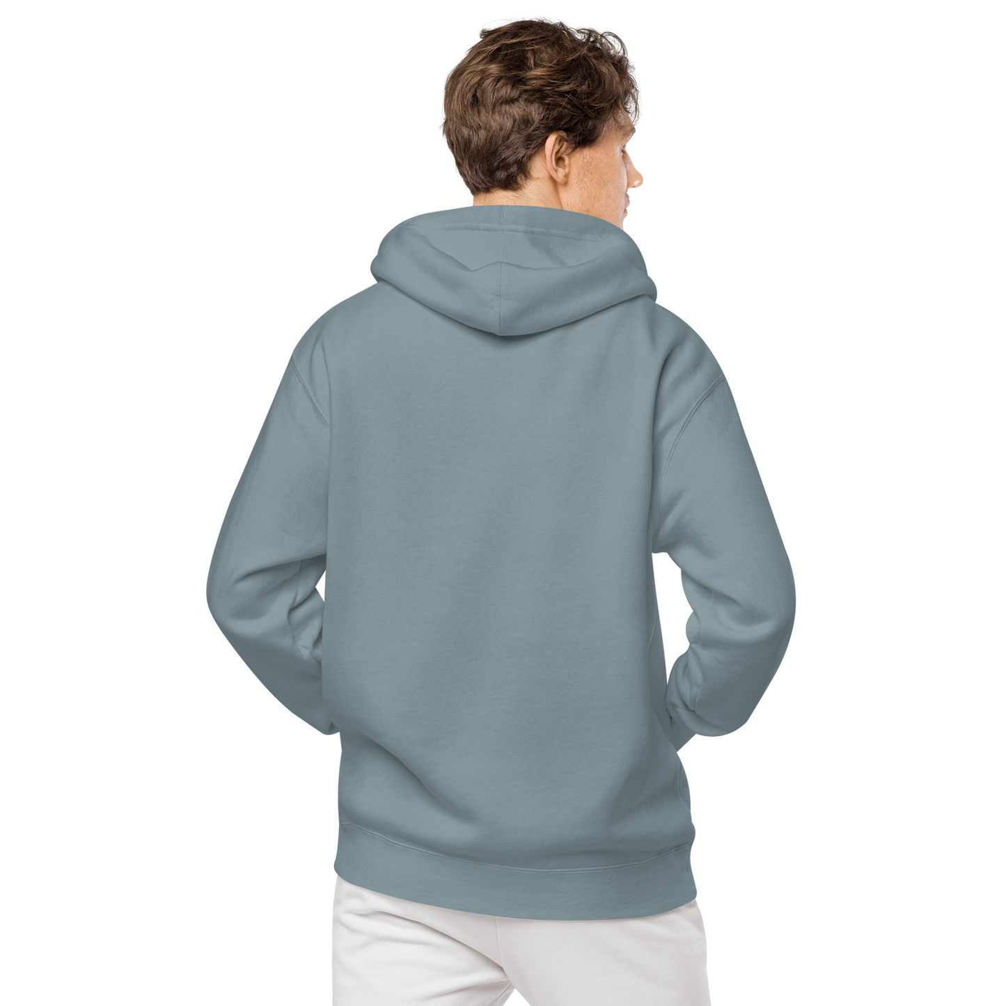 Embroidery Logo pigment-dyed hoodie