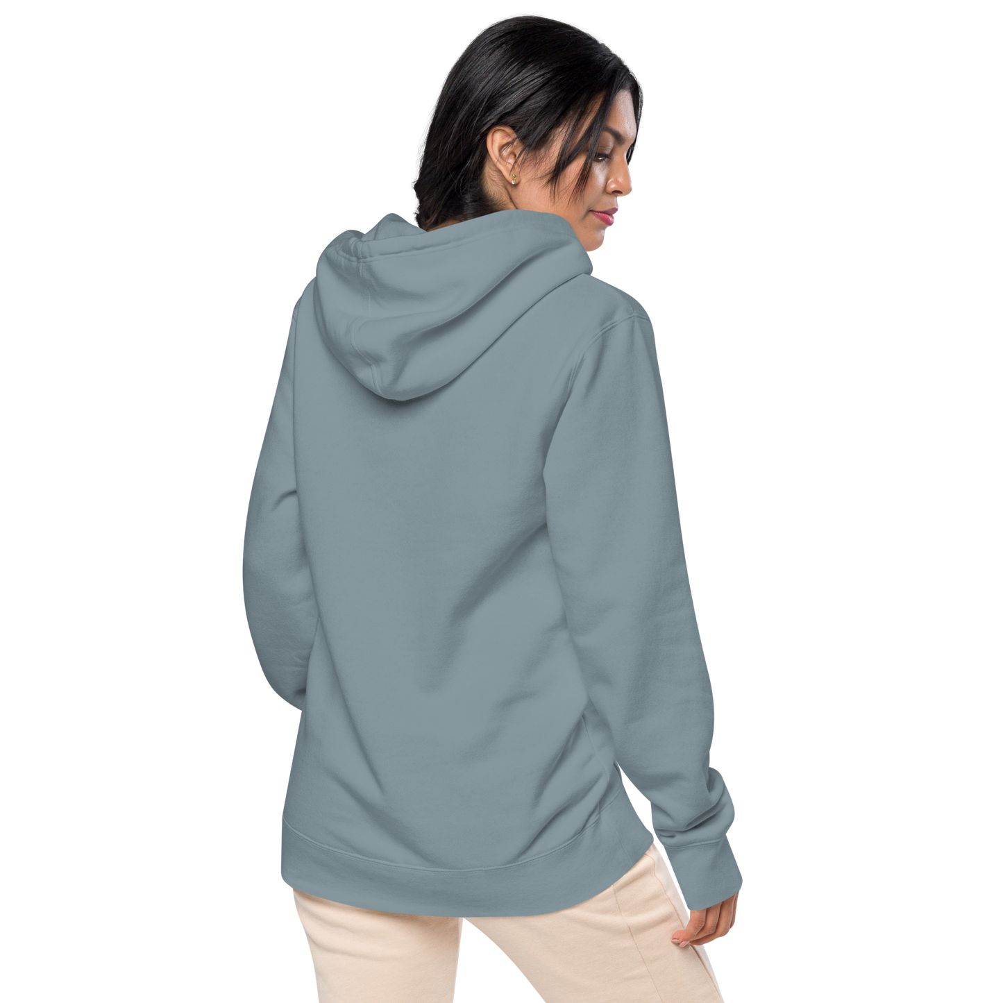 Embroidery Logo pigment-dyed hoodie