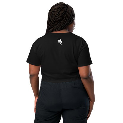 Women's B&W Court Cropped Tee