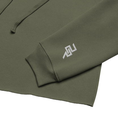 Court Fleece Cropped Hoodie