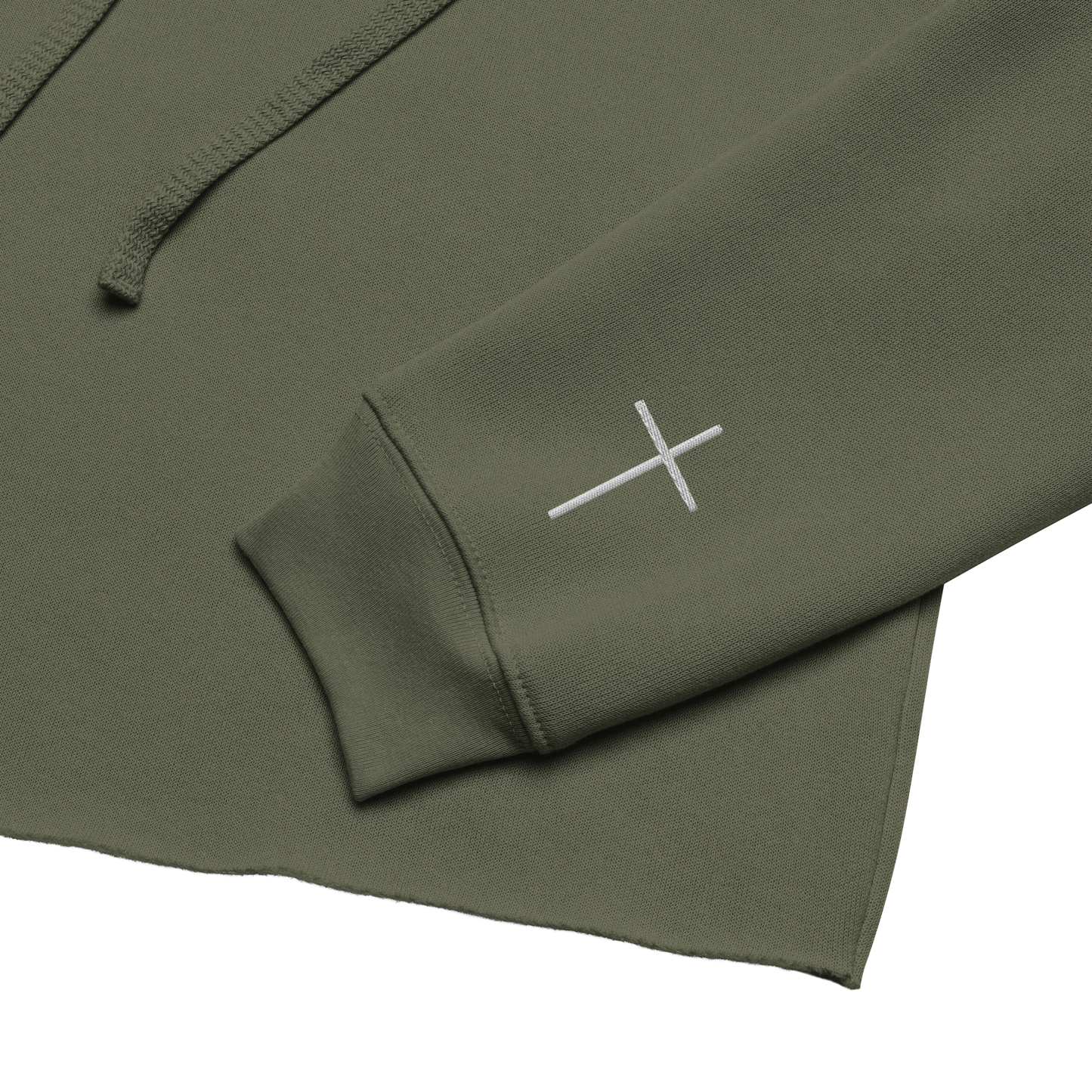 Fleece Cropped Hoodie Fear God