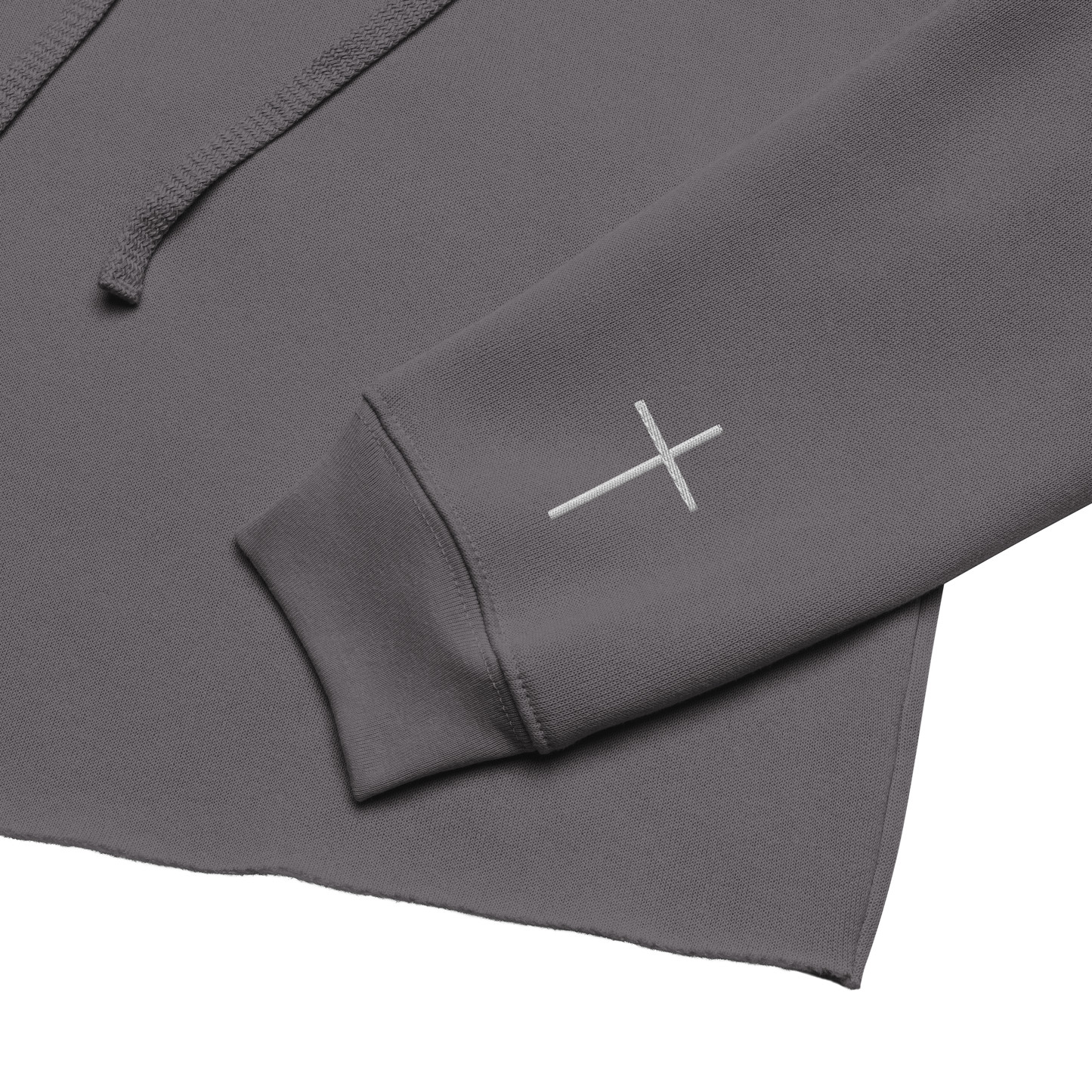 Fleece Cropped Hoodie Fear God